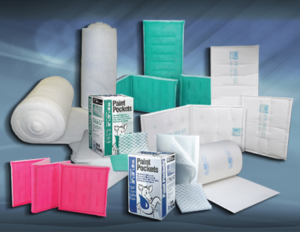 spray booth filtration products