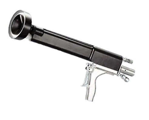 Ransburg No 2 Process Gun For Onsite Finishing Electrostatic Rotary Manual Gun